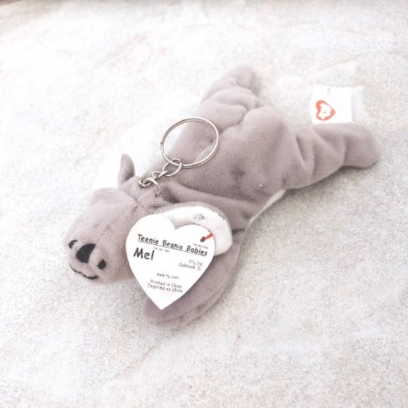 NEW Vintage Rare TY Teenie Beanie Mel Plush - Picture 3 of 4